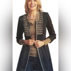 CABI Vintage 184 ‘Turkish Delight’ Embroidered Beaded Overwear Jacket Women’s 8